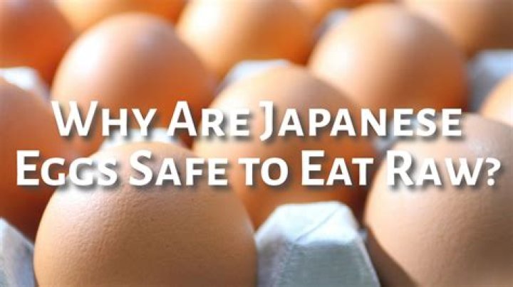 Why can Japan eat raw eggs?