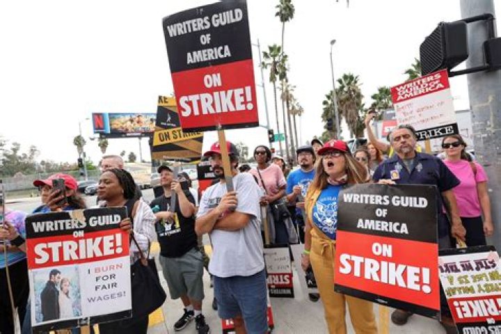 Why did Hollywood writers go on strike?