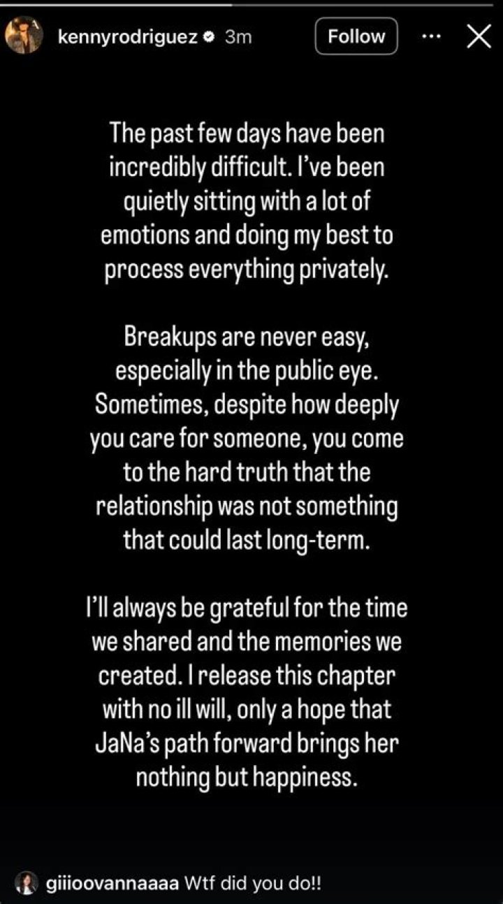 Why did Kenny and Kelly break up?