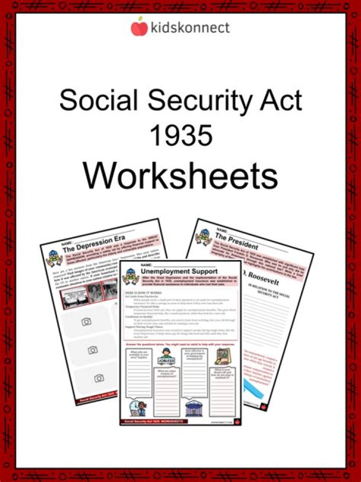 Why did the government enact the Social Security Act of 1935 quizlet?