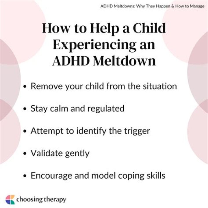 Why do children with ADHD have meltdowns?