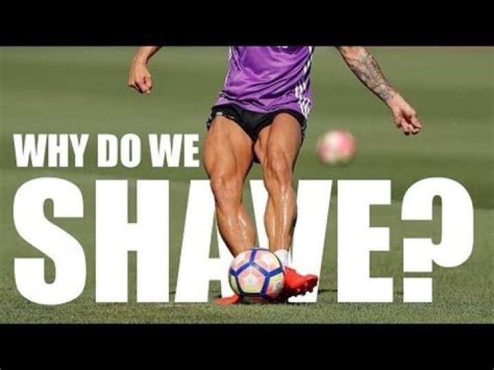 Why do footballers shave their legs?