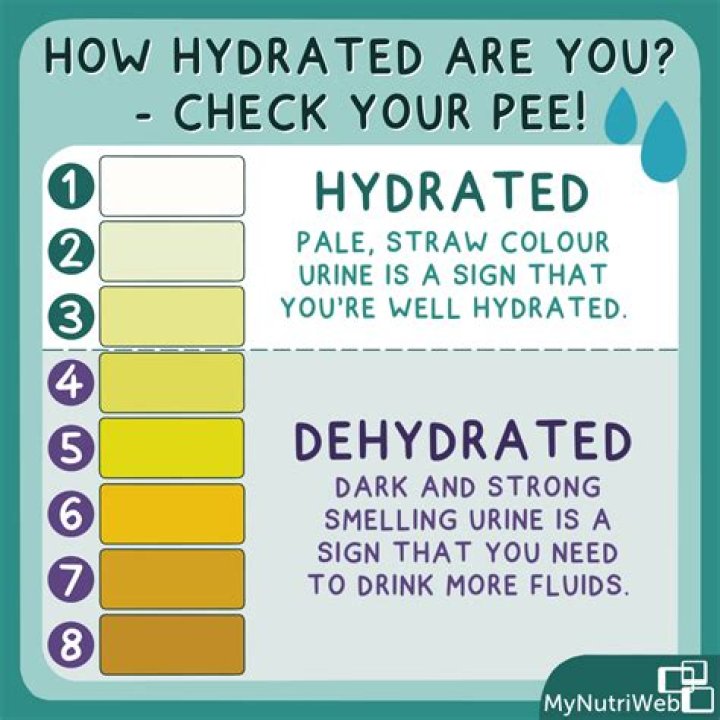 Why do I feel dehydrated but my pee is clear?
