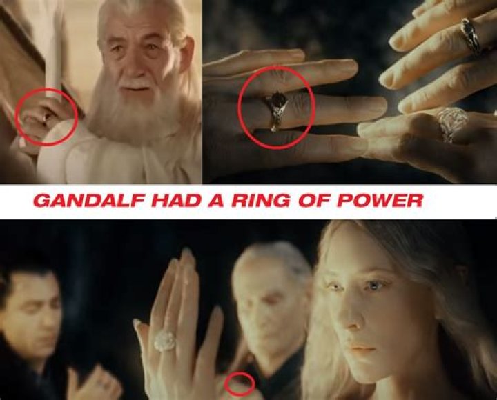Why does Gandalf have Elven Ring?