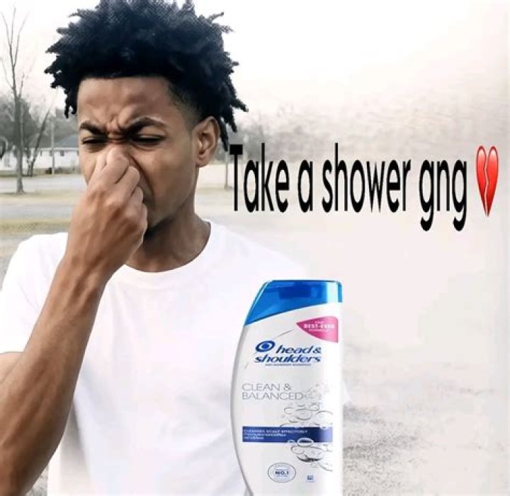 Why is George refusing to take a shower?
