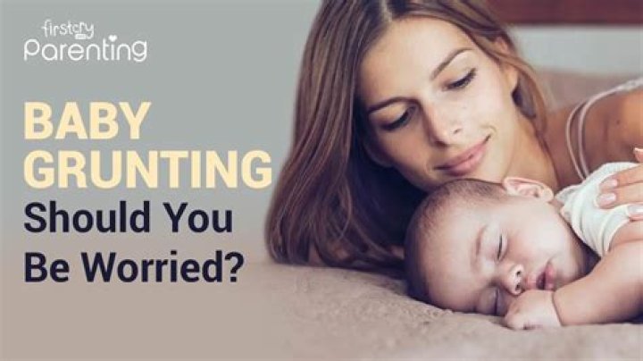 Why is my baby grunting and stretching?