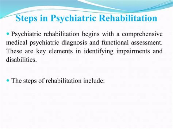 Why is psychiatric rehabilitation important?