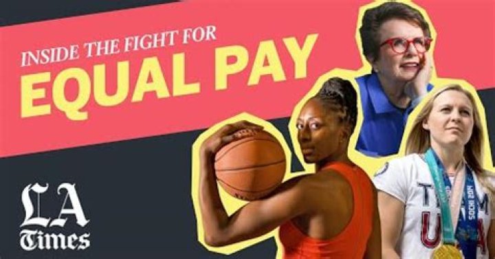 Why should female athletes be paid the same as males?