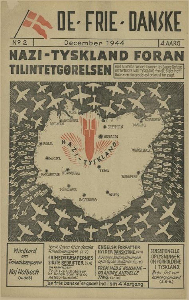 Why was De Frie Danske illegal?
