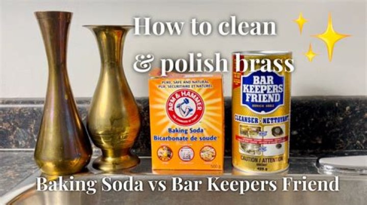 Will baking soda clean brass?