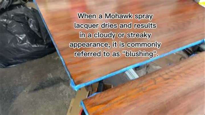 Will lacquer blushing go away on its own?