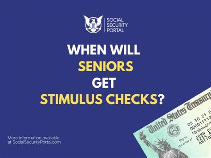 Will seniors get stimulus checks this week?