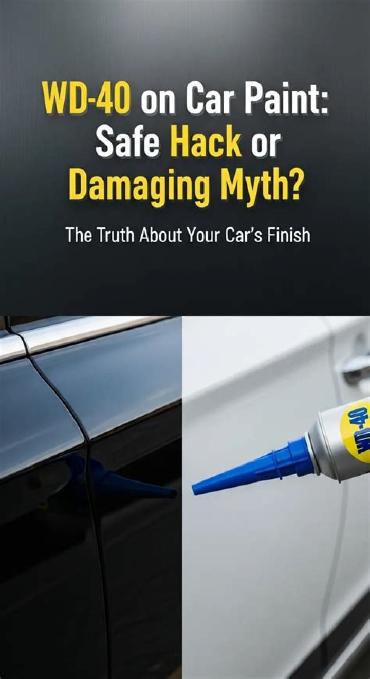 Will wd40 hurt car paint?